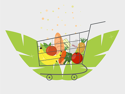 Supermarket fresh goods fruits goods online supermarket supermarket supermarket logo vegetables