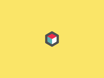 Mark 3d blue box brand color cube design flat focus lab gray logo mark red shape yellow