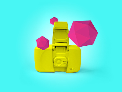 Memories Given Fresh Color 3d branding campaign colorful focus lab photography still life