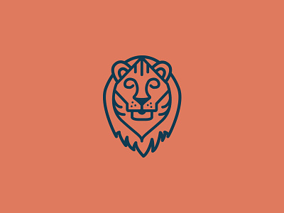 Animal Mark animal brand color illustration lion mark stroke tiger