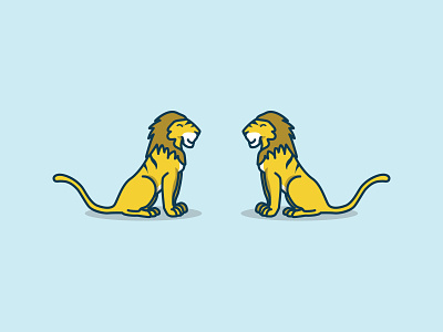 More Ligers! animal brand color focus lab illustration liger lion tiger