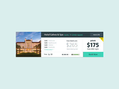 Discount Hotel Site card discount focus lab hotel interface ui