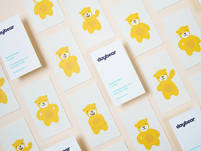 Daybear Final Branding bear branding cards childcare children illustration logo logotype