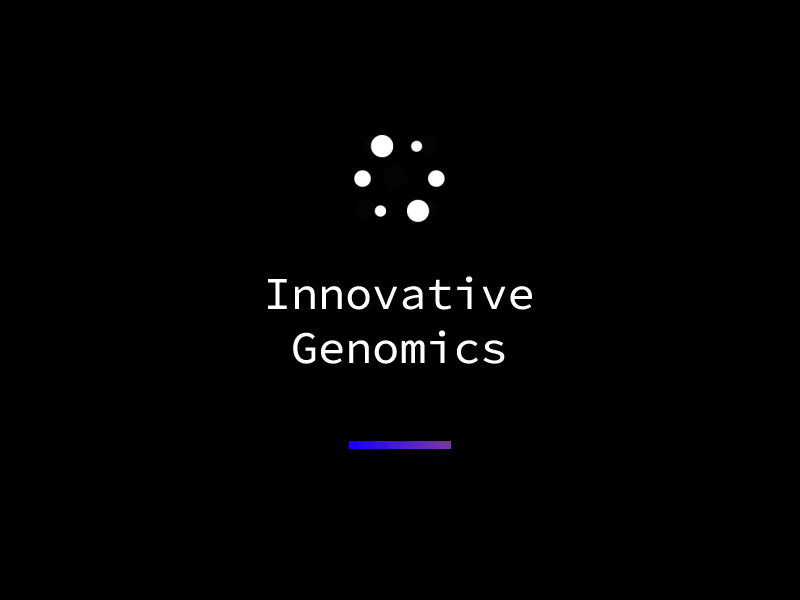 Innovative Genomics Brand animated logo black brand dna gif gradient identity logotype mark motion