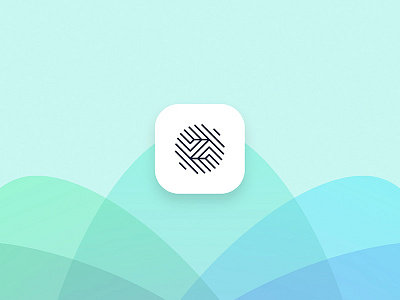 Massage App Icon app app icon blue logo mark mobile z