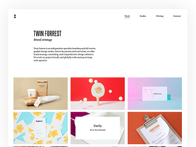 Twin Forrest Website Update agency branding design studio ui update website work