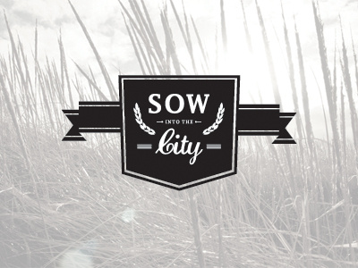 Sow Into the City black and white brand logo