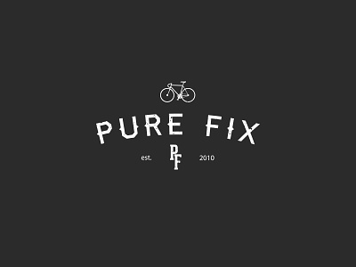 Pure Fix bicycle bike design fixie logo pure fix shirt