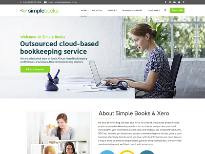 Book Keeping Services Website