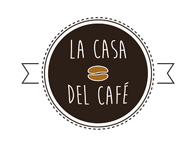 Logo "La Casa del Café" branding coffe design logo