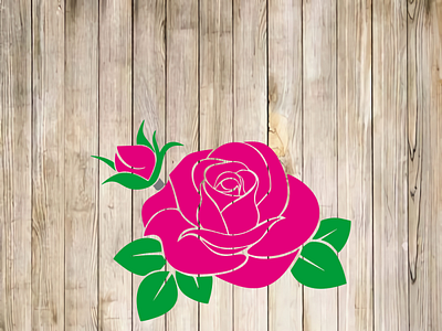 Rose cricut