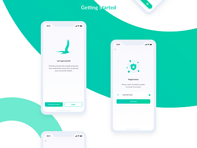 Sign Up screen app graphic design ui