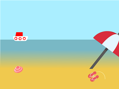 Beach Holiday beach holiday illustration vector