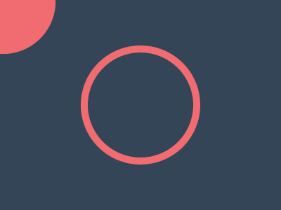 (Gif) Flat Timer abstract animation blue circle flat gif progress red simple