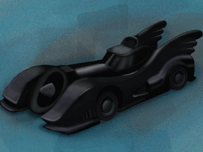 Batmobile batman batmobile car illustration