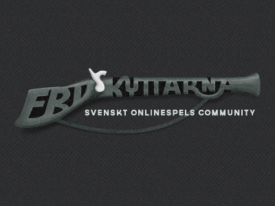 Logotype community gun logo musket