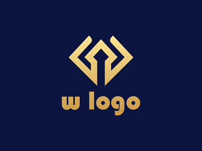 W logo Design branding