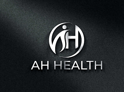 AH Health Logo Design simple