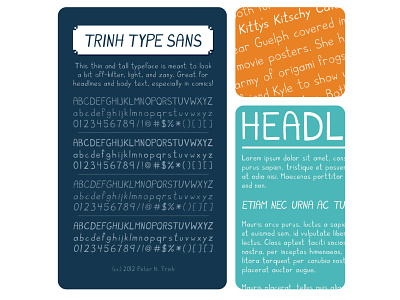 Trinh Type Sans illustration type design typography