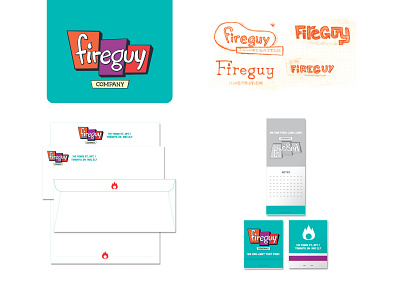 Fireguy Company branding design logo