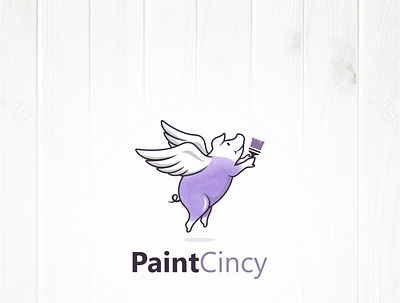 Paint Cincy illustration logo