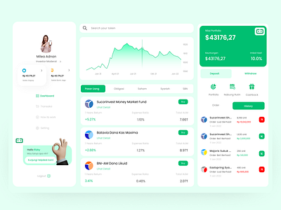 Dashboard Bibit App