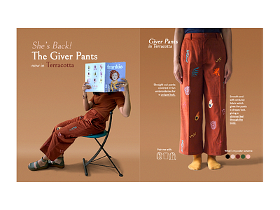 Earth Major Giver Pants Features design graphic design layout design photo editing