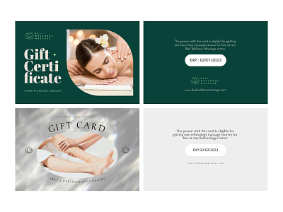 Gift Card Layout design graphic design layout