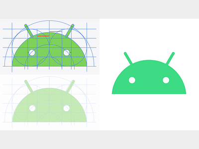 Android Brand Refresh android branding design icon iconography identity logo visual identity