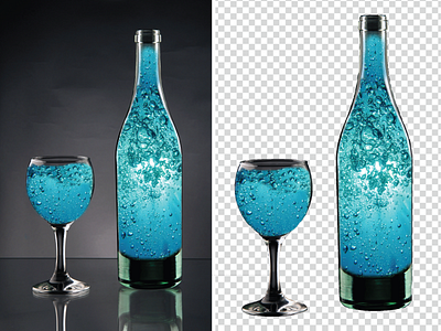 Bottle Background Removal graphicdesign