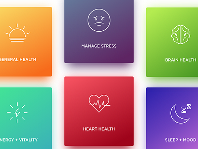 Categories Card card categories colors design emotions ui ux