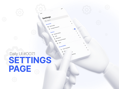 Daily UI: Settings Page Design