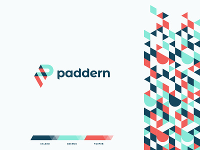 Paddern brandidentity branding identity logo mark pad paper pattern print sketchbook sketching sketchpad symbol