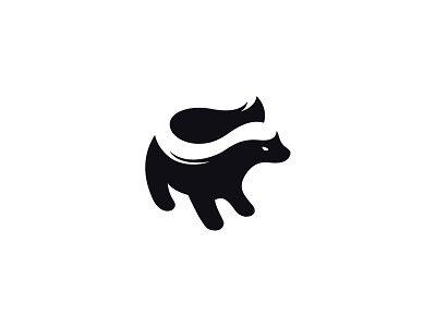 Honey Badger animal badger branding honeybadger identity logo mark negative space negative space logo symbol