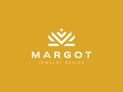 Margot branding crown identity jewellery jewelry logo margot mark symbol