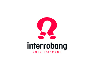 Interrobang!? branding entertainment exclamation mark identity interrobang logo mark media monogram negative space question mark symbol