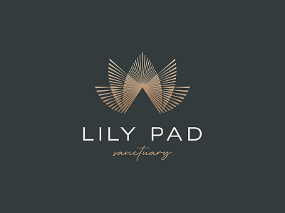 Lily Pad branding flower graphic design identity lily logo mark plant symbol travel turism vacation water