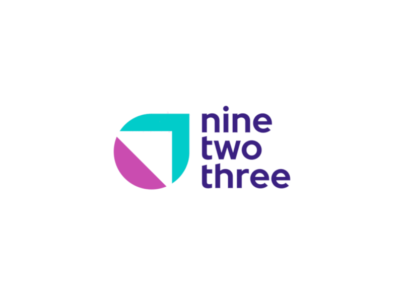 NineTwoThree animation brand identity branding case study identity logo logo animation mark motion design negative space symbol