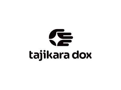 Tajikara Dox branding film hand identity light logo mark movie negative space symbol