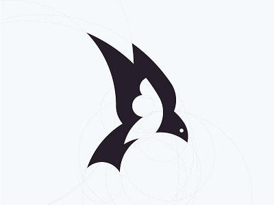 swallow bird grid inspiration logo mark negative space sava stoic swallow symbol