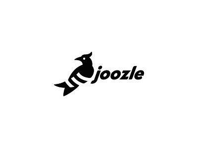 joozle animal bird logo mark negative space sava stoic symbol woodpecker