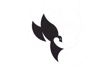 Swallow 2 animal bird logo mark negative space sava stoic swallow symbol