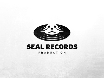 Seal Records animal logo mark music negative space production records sava stoic seal symbol vinyl