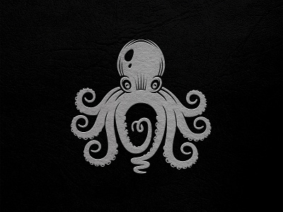 Octopus Light animal light light bulb logo mark negative space octopus symbol