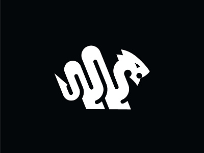 Dragon animal dragon geometric logo mark mythological symbol