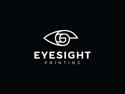 Eyesight Printing eye eyesight logo mark paper print printing symbol vision
