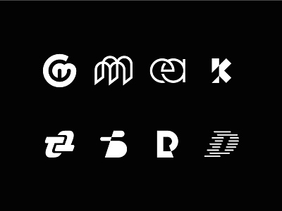Lettermarks branding identity lettermark logo logotype mark symbol