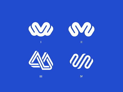 M Design 3d print branding design identity logo mark symbol