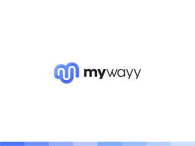 MyWayy app design branding goals growth habits identity logo mark monogram planner symbol way