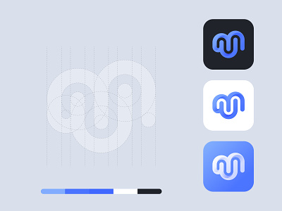 MyWayy appicon branding goals habits identity logo mark planning symbol way